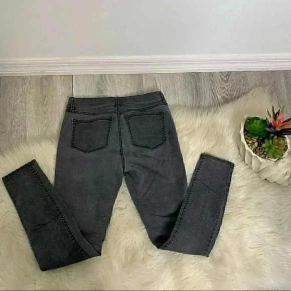 Ann Taylor washed out  black or gray loft jean legging 27 4 - Picture 6 of 7